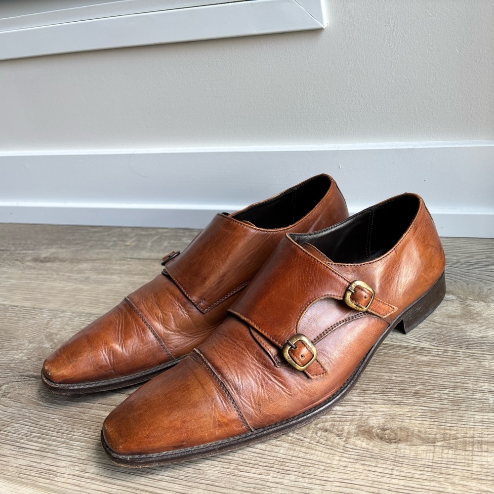 Harry Rosen Double Monk Strap Dress Shoes US10.5
